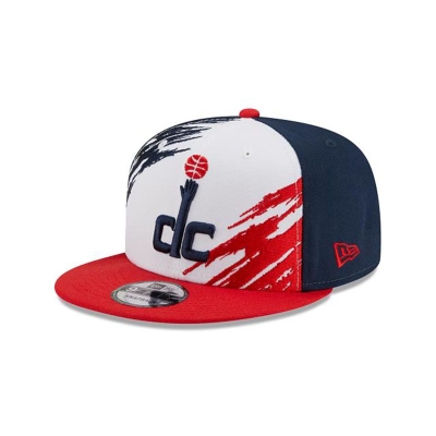 Blue Washington Wizards Hat - New Era NBA Splatter 9FIFTY Snapback Caps USA6745810